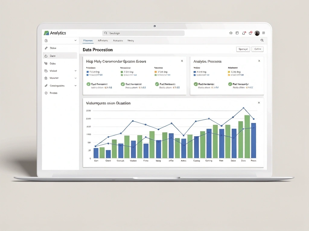 Analytics and data processing visualization